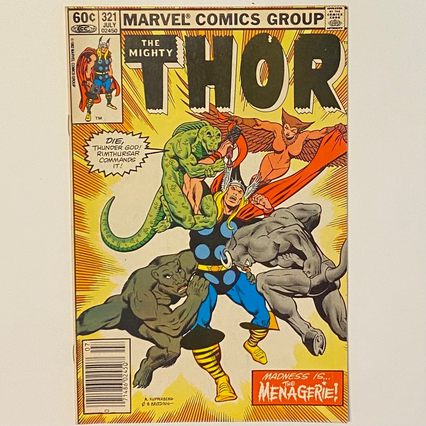 Thor #321 Newsstand