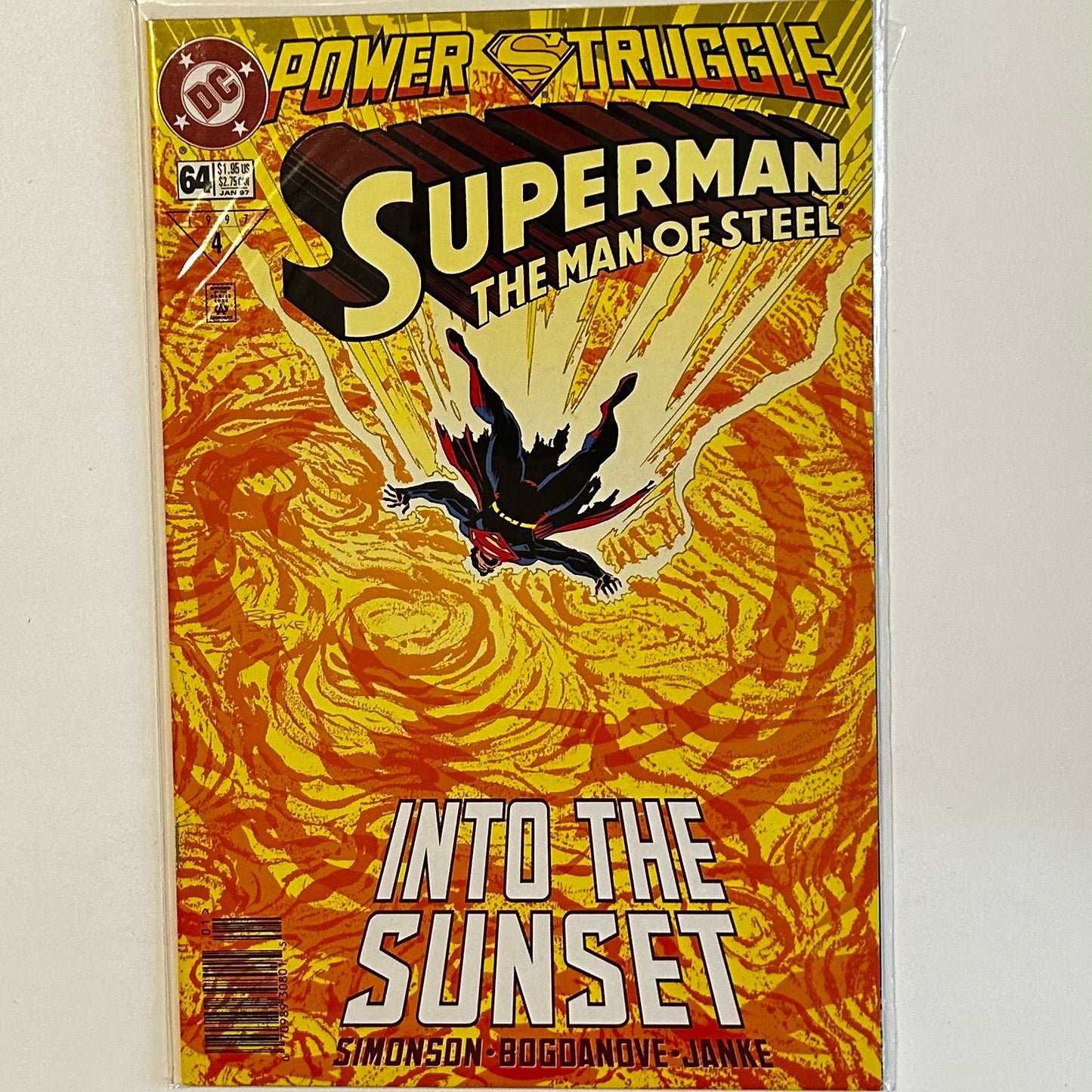Superman Man of Steel #64 Newsstand