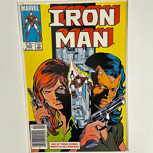Iron Man #203 Newsstand