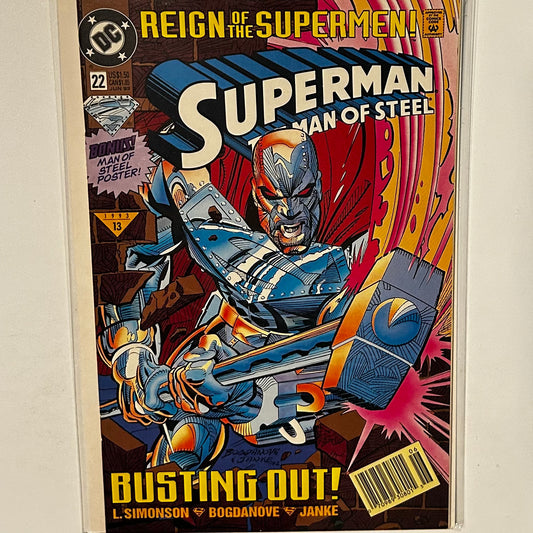 Superman Man of Steel #22 Newsstand