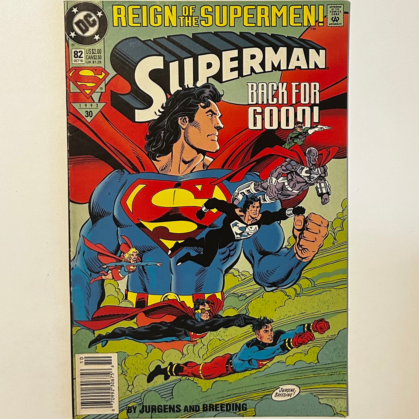 Superman #82 Newsstand