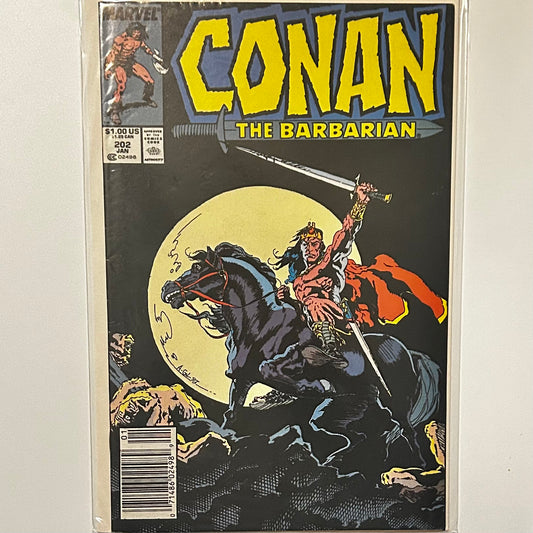 Conan the Barbarian #202 Newsstand