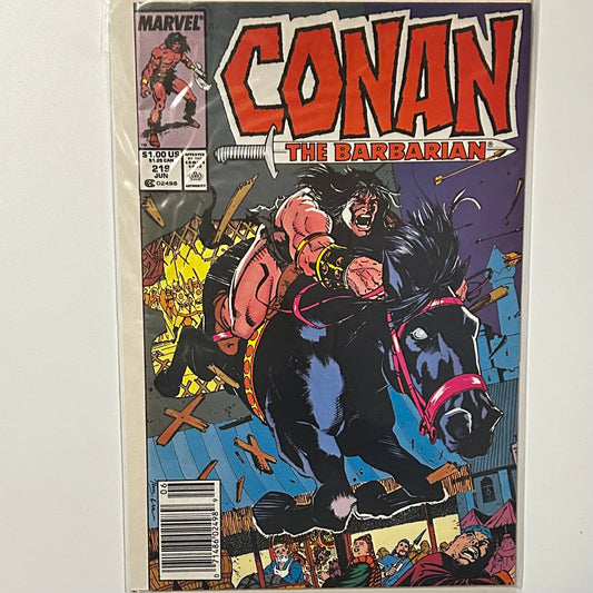 Conan the Barbarian #219 Newsstand