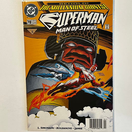 Superman Man of Steel #78 Newsstand