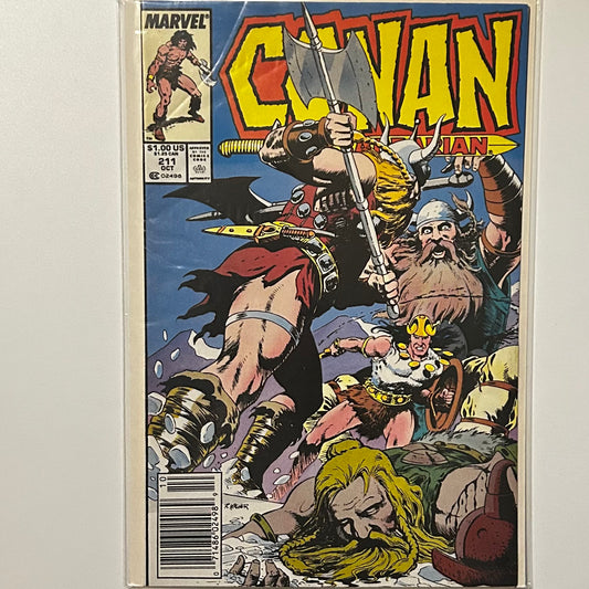 Conan the Barbarian #211 Newsstand