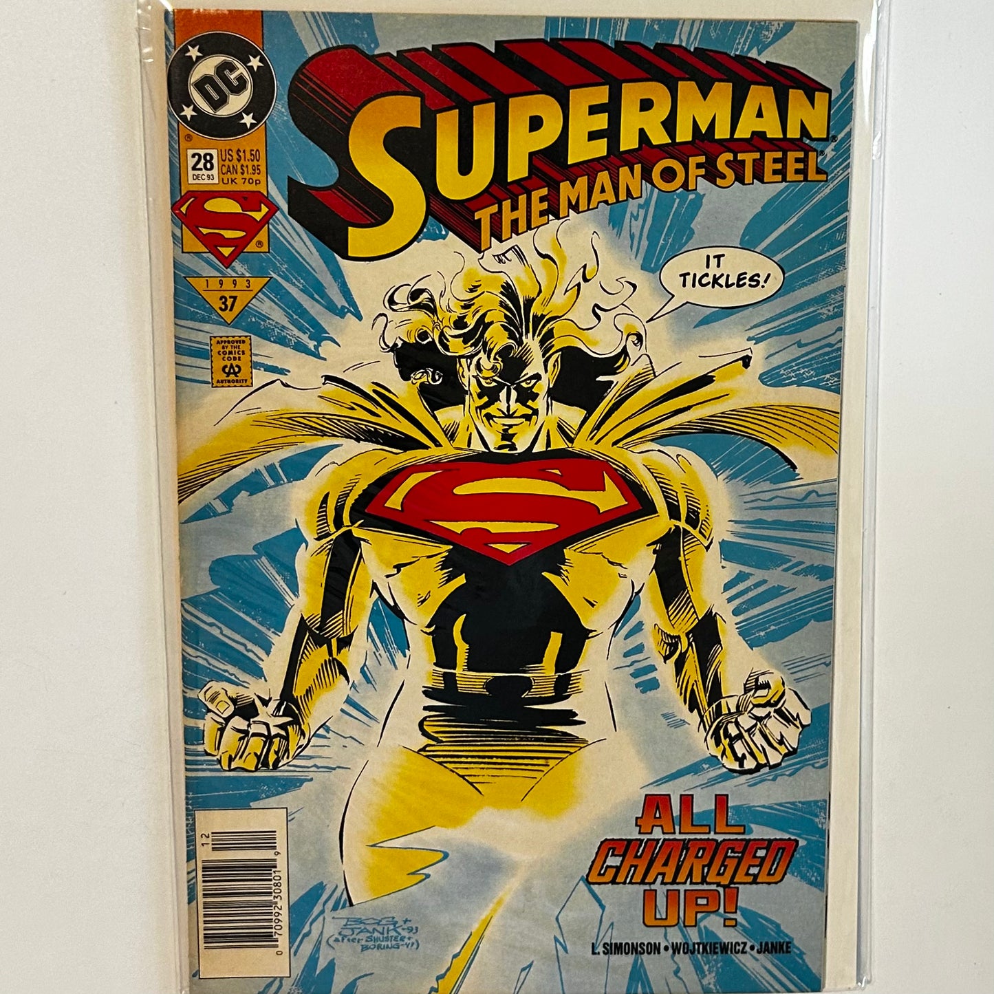 Superman Man of Steel #28 Newsstand