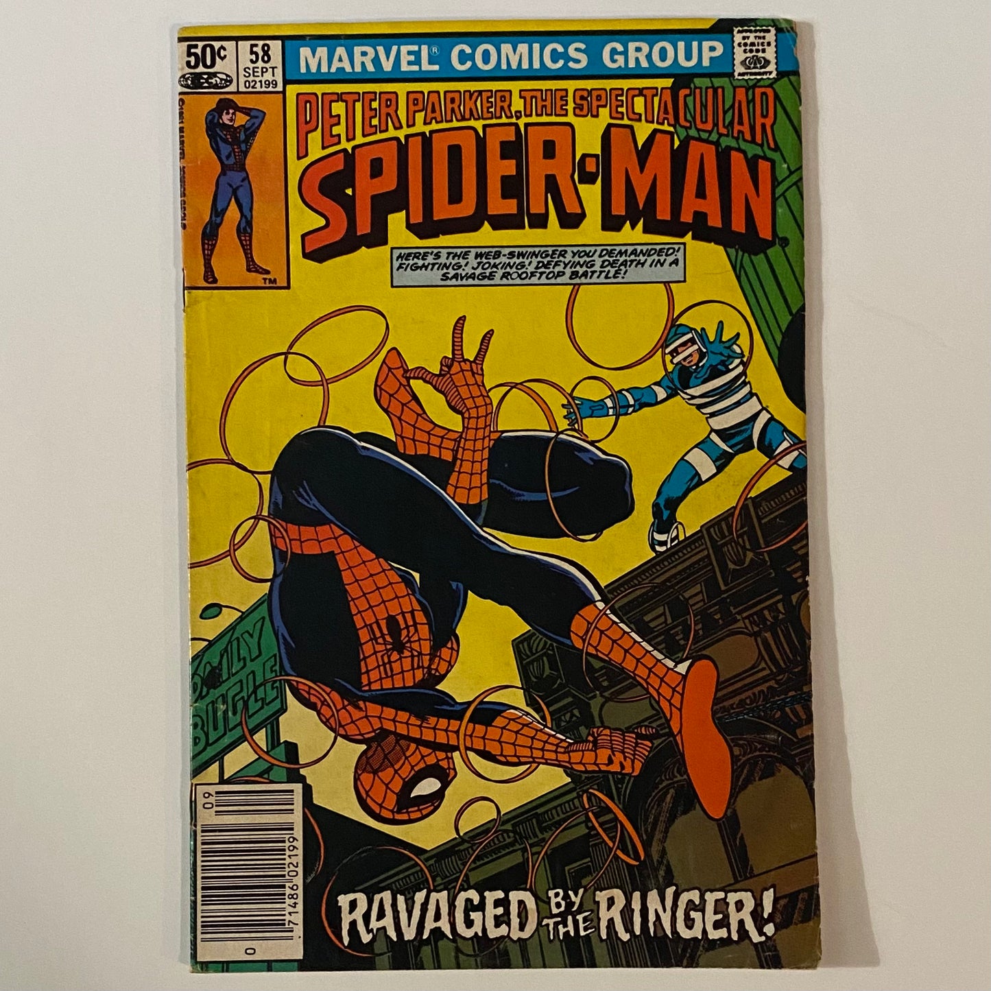 Peter Parker The Spectacular Spider-Man #58 Newsstand