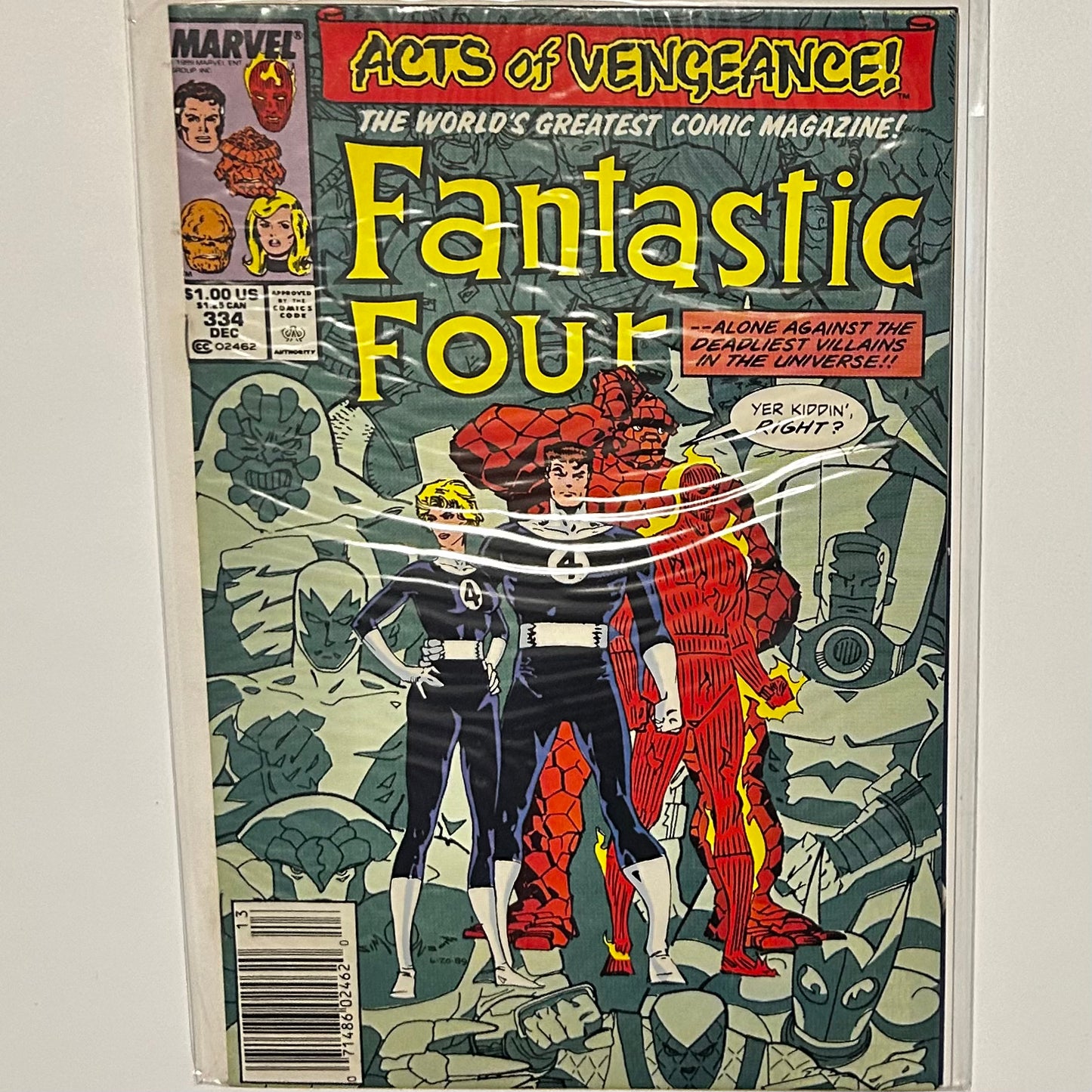 Fantastic Four #334 Newsstand