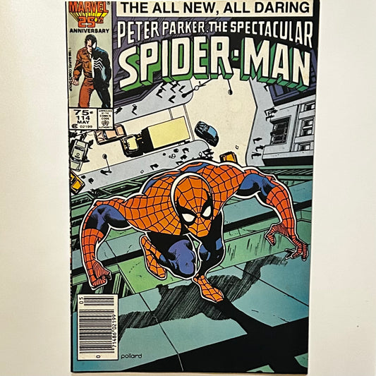 The Spectacular Spider-Man #114 Newsstand