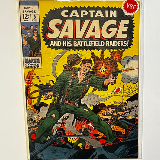 Captain Savage and his Battlefield Raiders #9