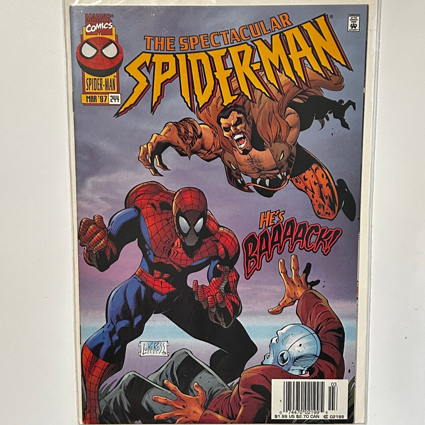 The Spectacular Spider-Man #244 Newsstand