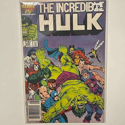 The Incredible Hulk #322 Newsstand