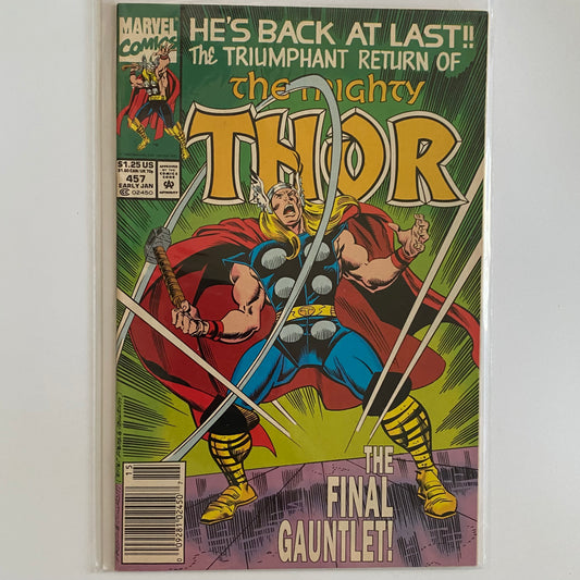 Thor #457 Newsstand