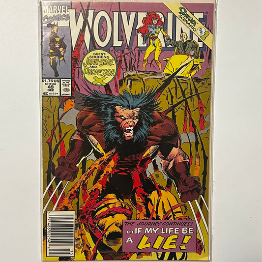 Wolverine #49 Newsstand
