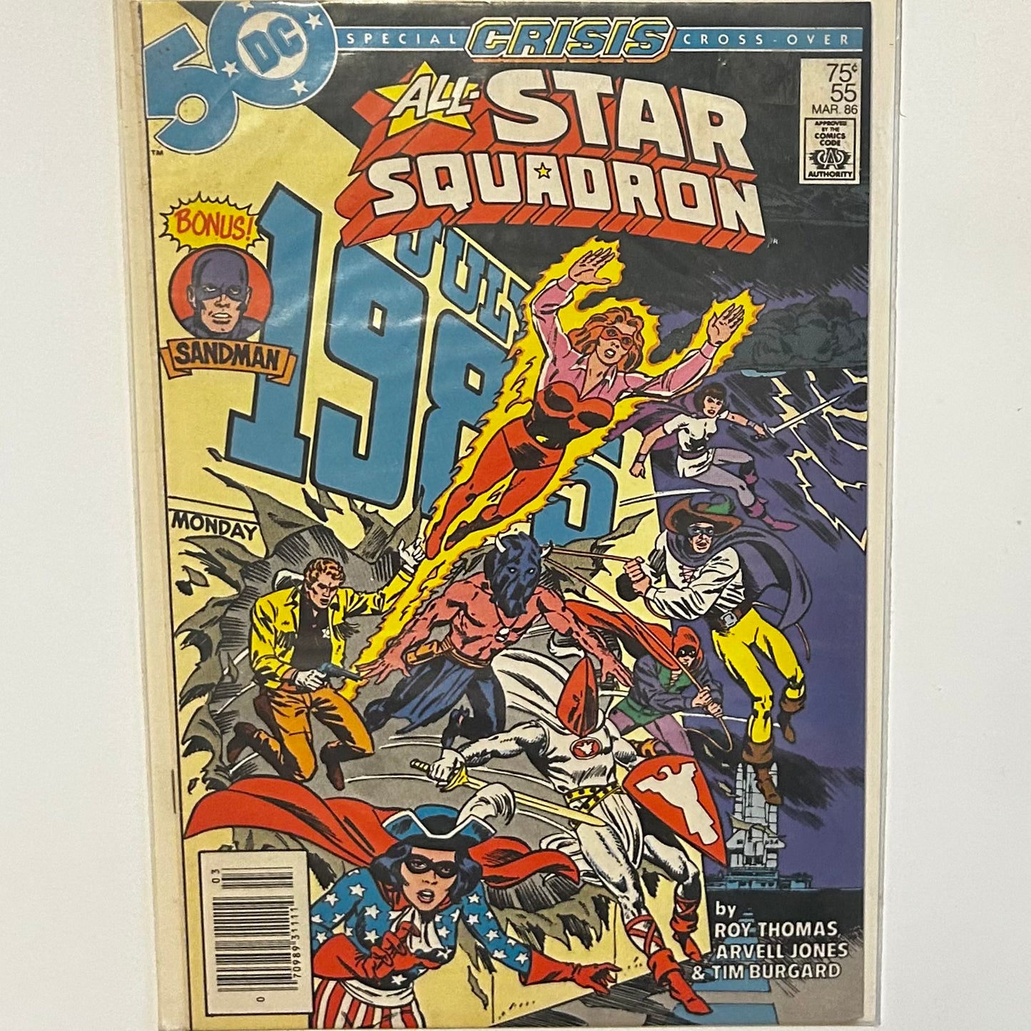 All Star Squadron #55 Newsstand
