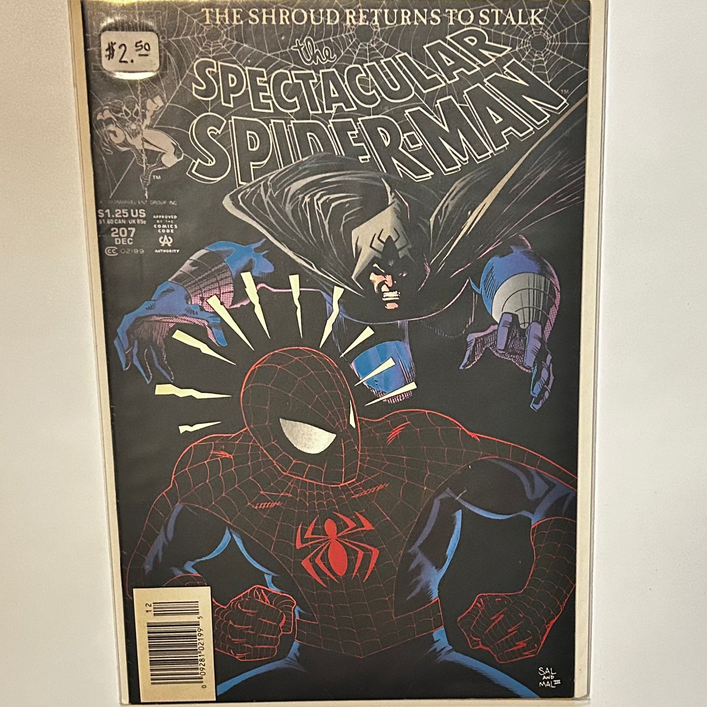 The Spectacular Spider-Man #207 Newsstand