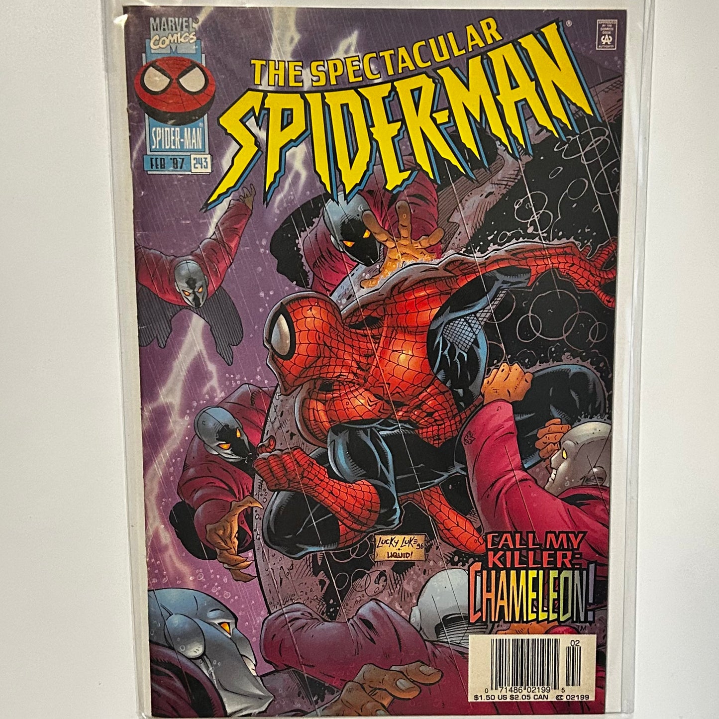 The Spectacular Spider-Man #243 Newsstand