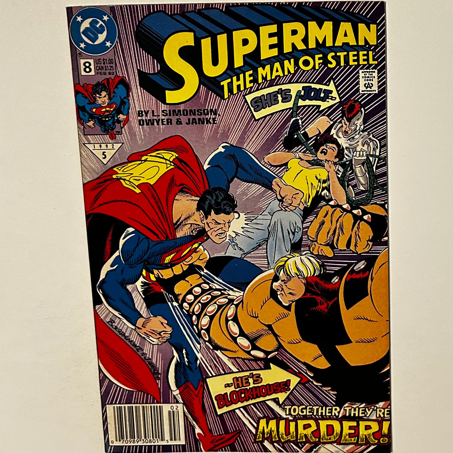 Adventures of Superman annual #8 Newsstand