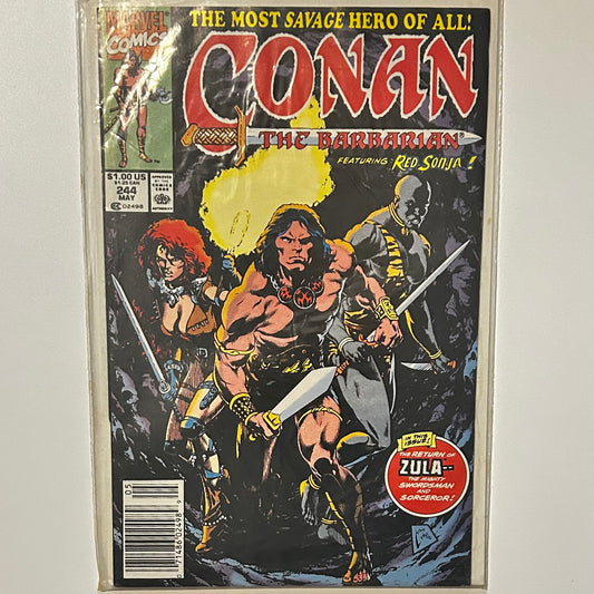 Conan the Barbarian #244 Newsstand