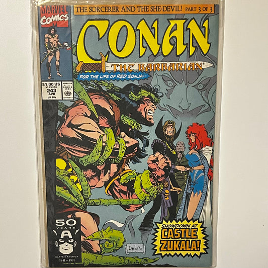 Conan the Barbarian #243 Newsstand