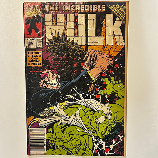 The Incredible Hulk #385 Newsstand