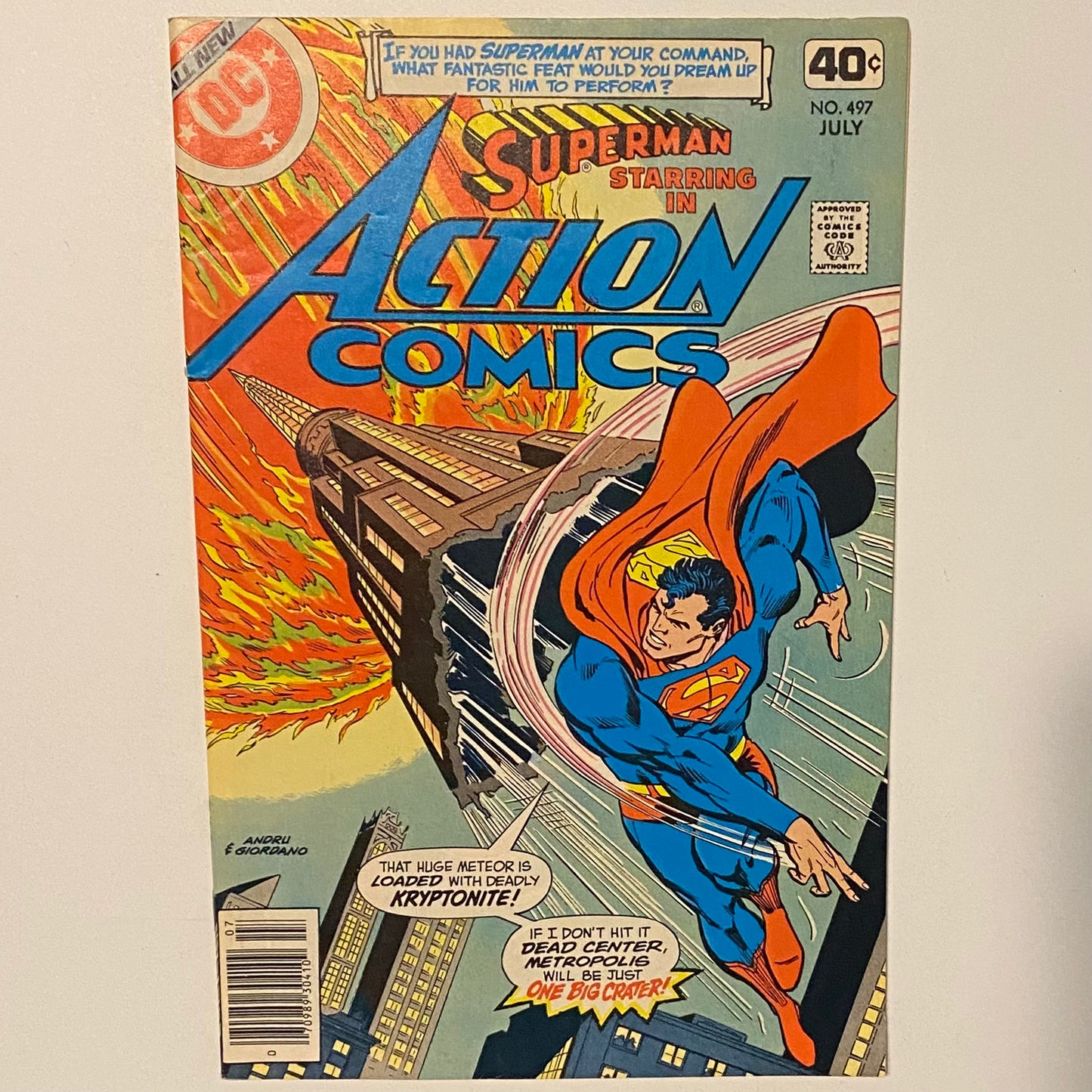 Action Comics #497 Newsstand