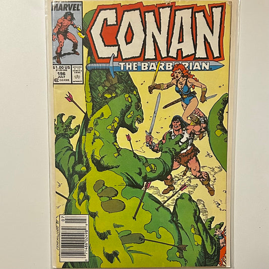 Conan the Barbarian #196 Newsstand