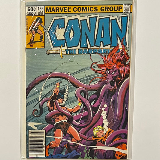 Conan the Barbarian #136 Newsstand