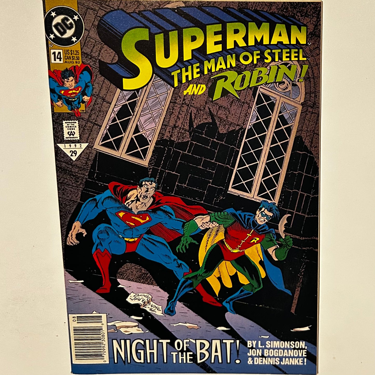 Superman Man of Steel #14 Newsstand