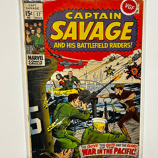 Captain Savage and his Battlefield Raiders #17