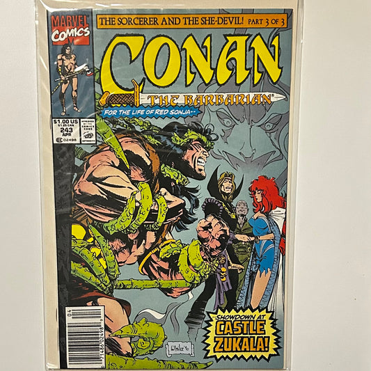 Conan the Barbarian #243 Newsstand