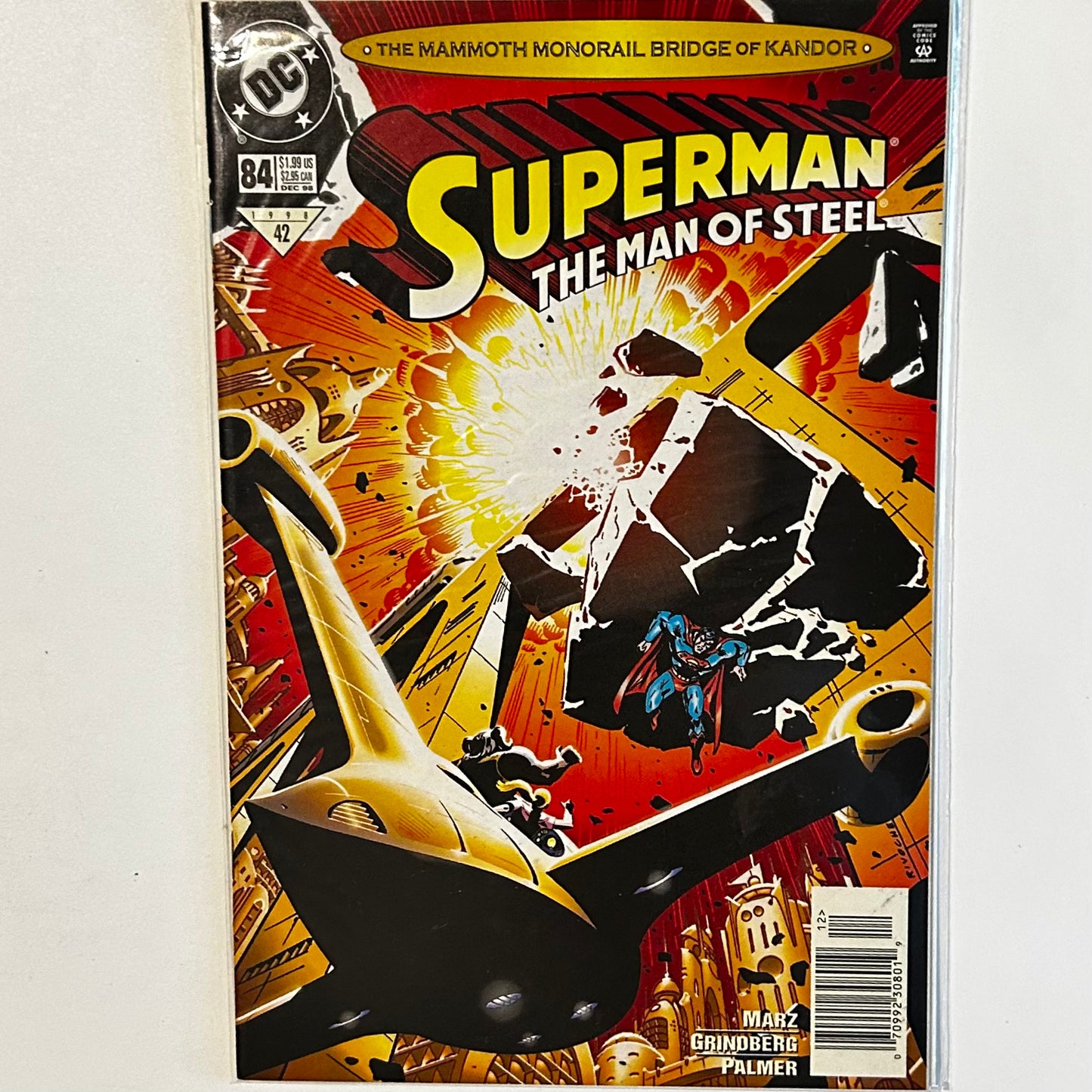 Superman Man of Steel #84 Newsstand