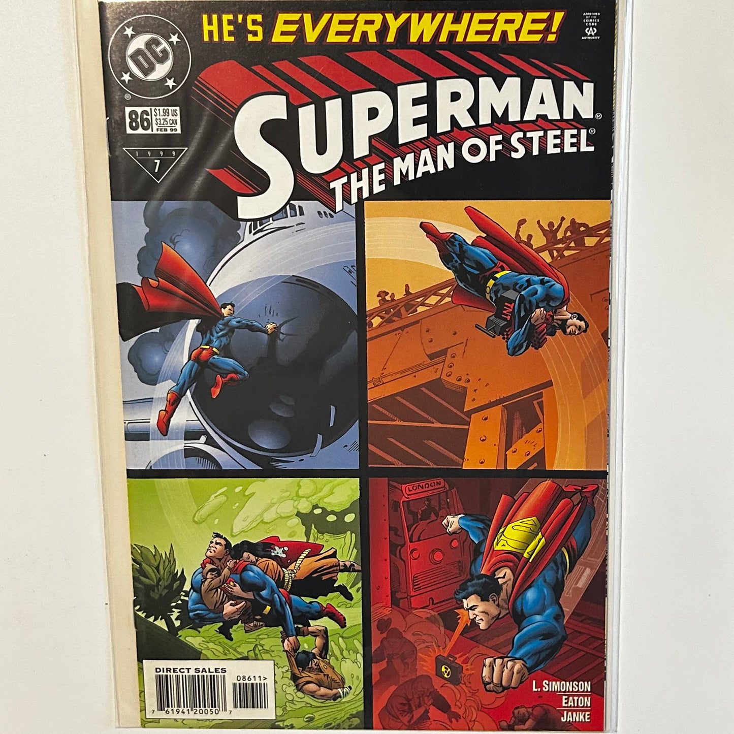 Superman Man of Steel #86