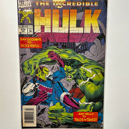The Incredible Hulk #419 Newsstand
