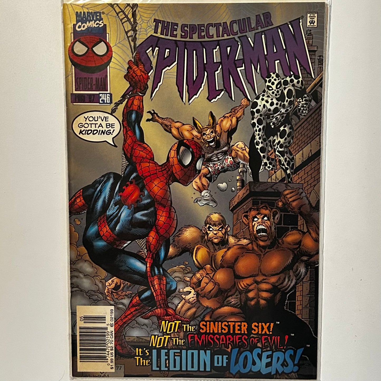 The Spectacular Spider-Man #246 Newsstand