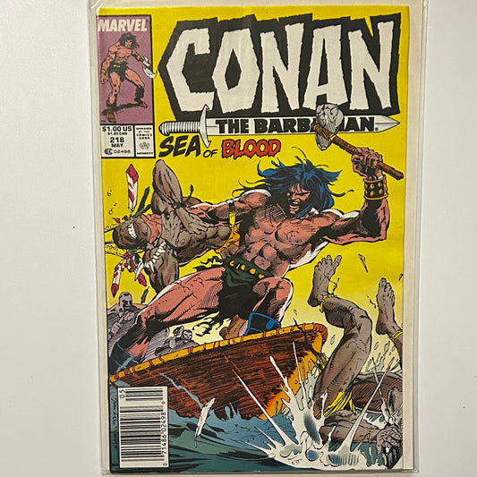 Conan the Barbarian #218 Newsstand