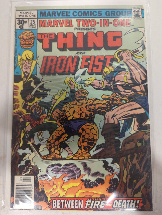 Marvel Two-In-One #25 Newsstand