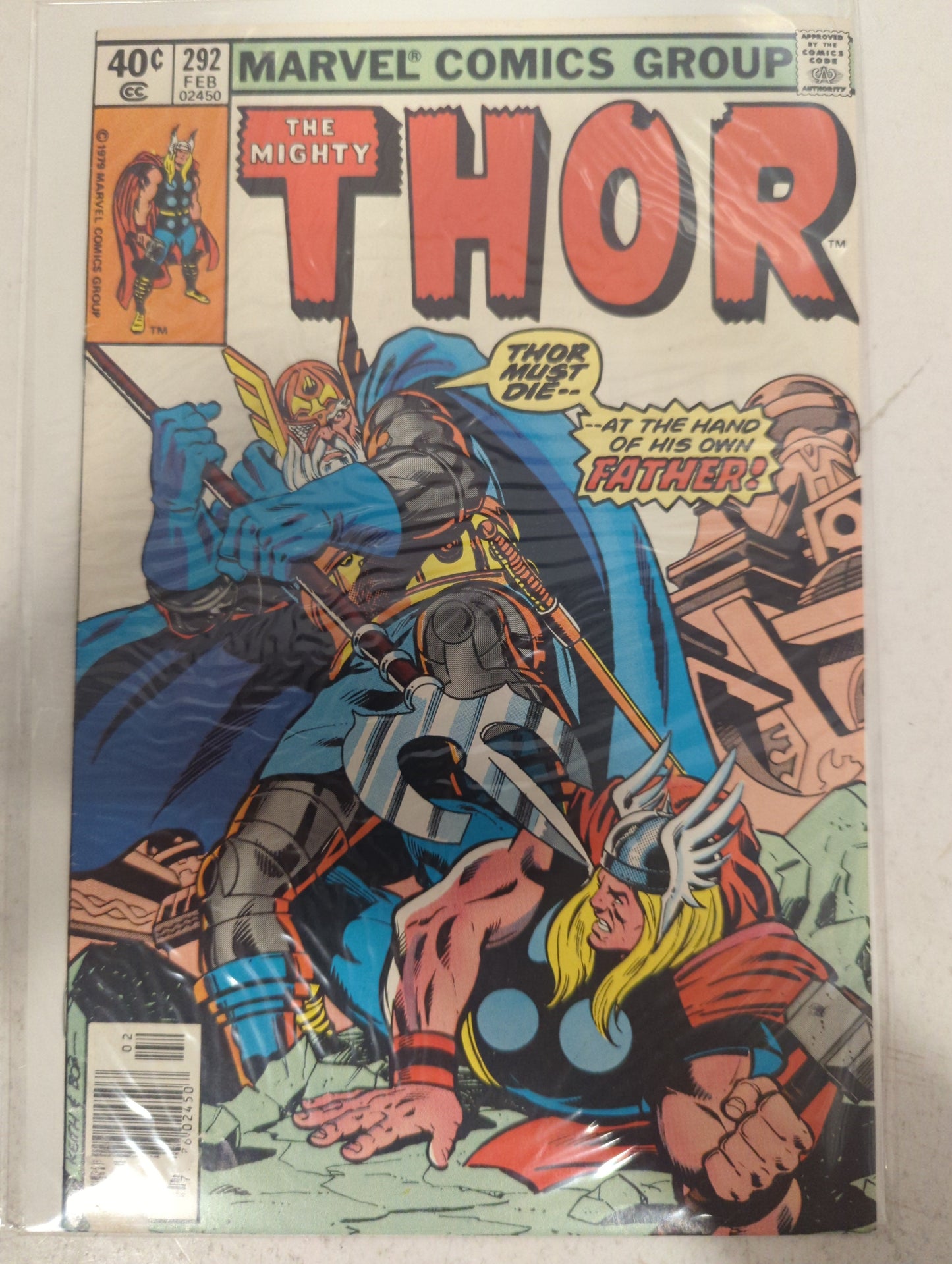 Thor #292 Newsstand Low Grade