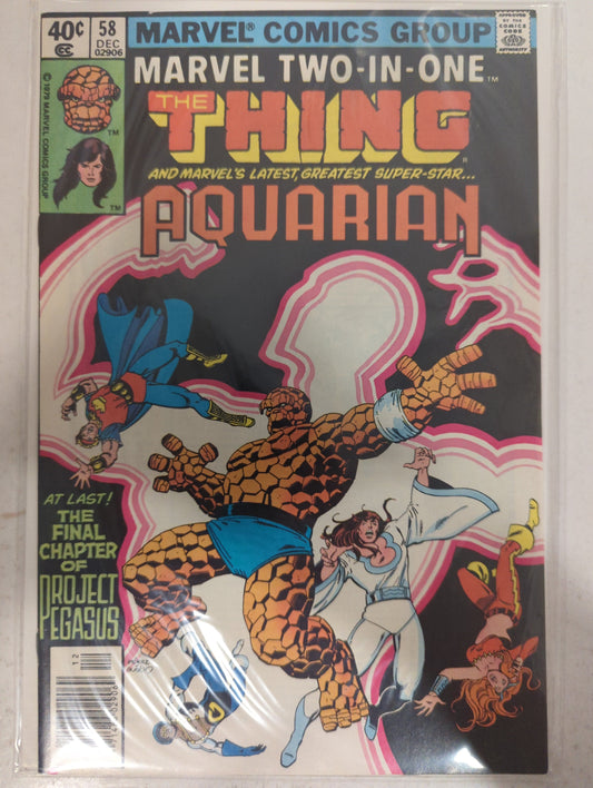 Marvel Two-In-One #58 Newsstand